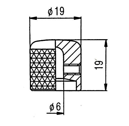 Guyker 3Pcs Guitar Control Knobs with 6mm (0.24'') Dia. Shaft Pots with Adjust Wrench - Copper Dome Tuning Potentiometer Knob wi